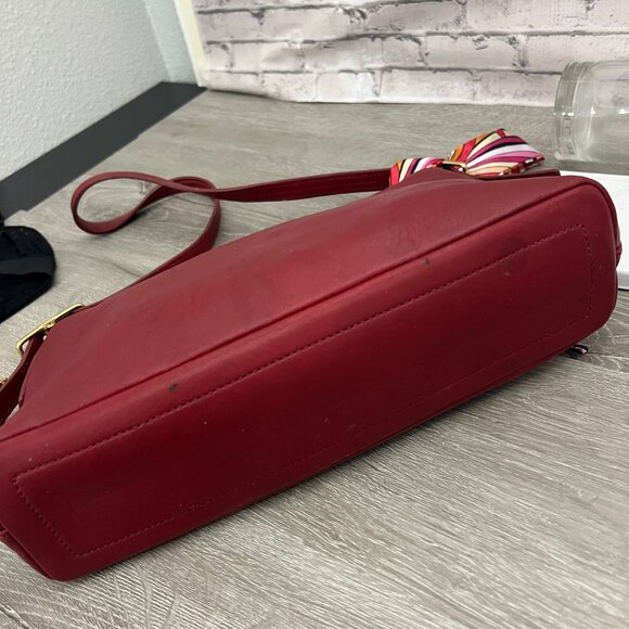 Coach Legacy F23-9861  Vintage Red Leather - Picture 4 of 7